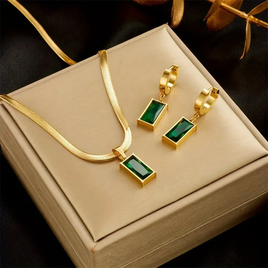 Set Iselotte Verdain con Piedras Preciosas | Oro