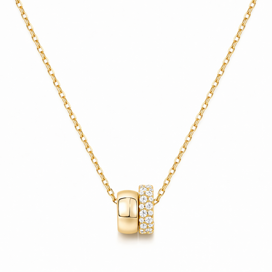 Collar Doble Lumi | Oro
