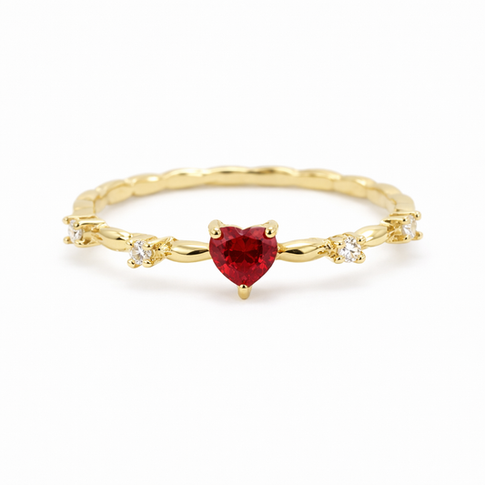 Anillo Coralyn Amoura Rubí | Oro