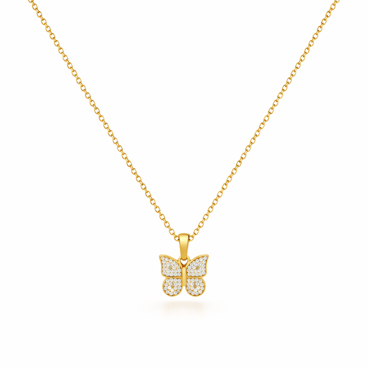 Collar Mariposa Radiante | Oro