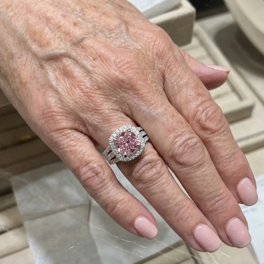 Blush Empress Anello Halo