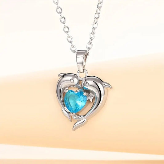 Collana Gemelli Cuore dell'Oceano