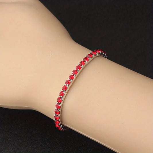 Pulsera Isadira Blazewyn con Piedras Preciosas | Oro Blanco