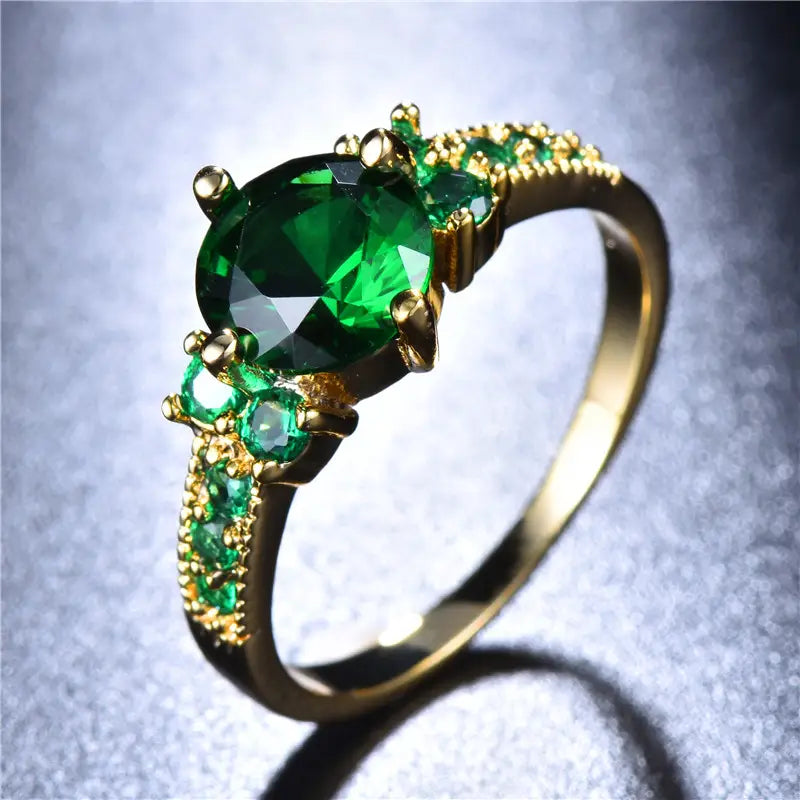 Celia Ferrowyn Gemstone Yellow Gold Ring
