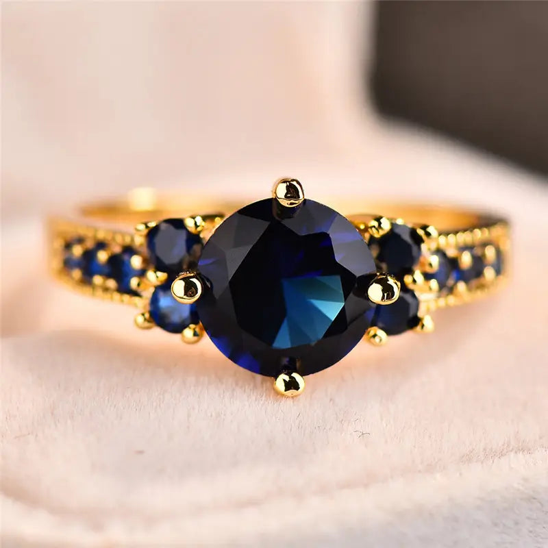 Celia Serawyn Gemstone Yellow Gold Ring
