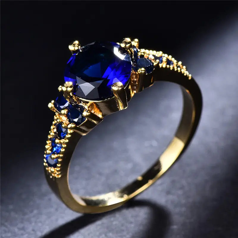 Celia Serawyn Gemstone Yellow Gold Ring