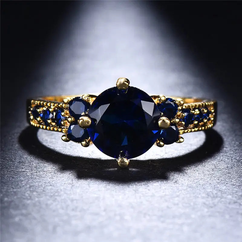 Celia Serawyn Gemstone Yellow Gold Ring