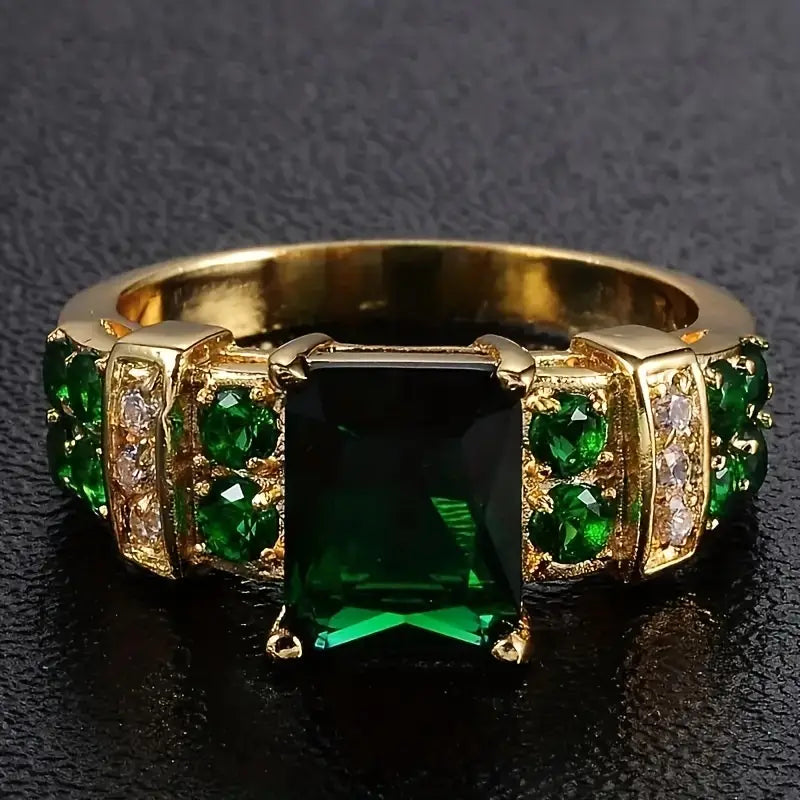 Averine Virdara Gemstone Yellow Gold Ring