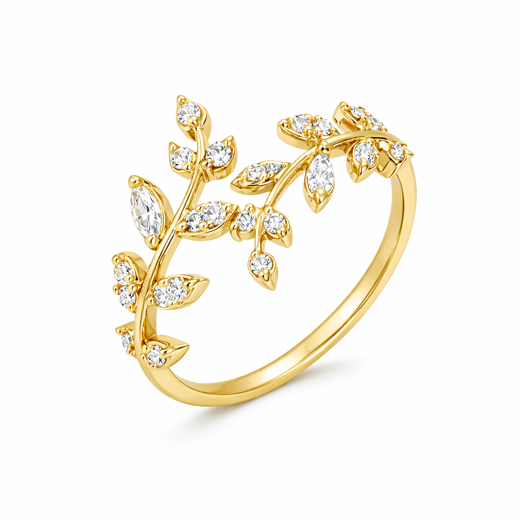 Elegant Climber Yellow Gold Ring