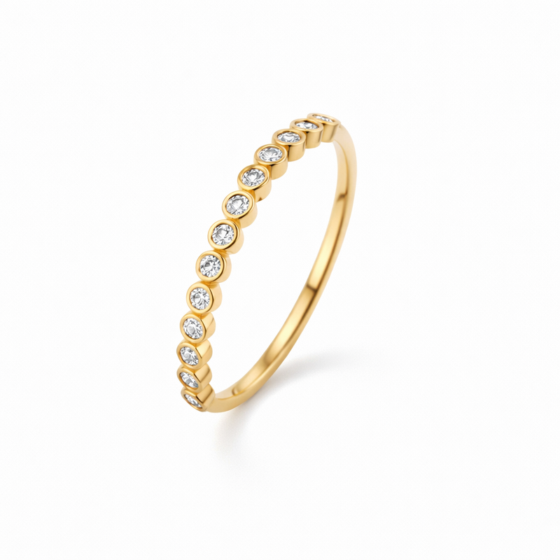 Bubble Yellow Gold Ring