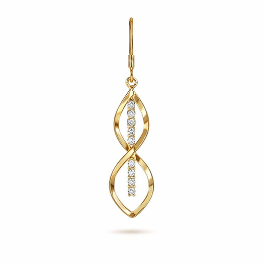 Pendientes Espiral Sunbeam | Oro