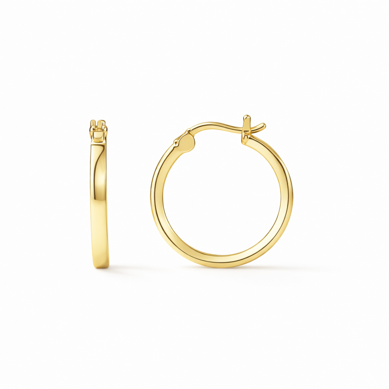 Celestial Yellow Gold Earrings