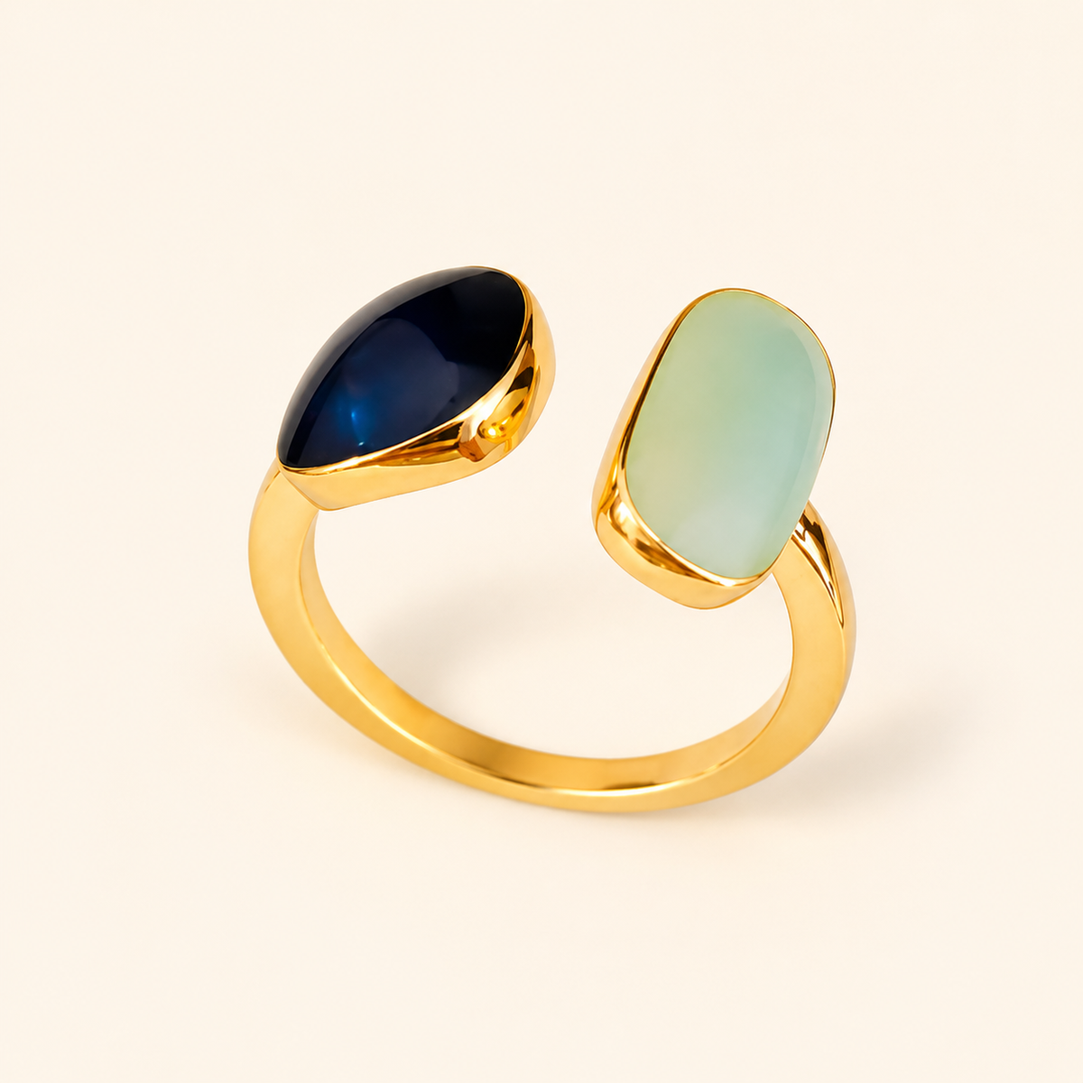 Kaelis Duo Wrap Yellow Gold Ring