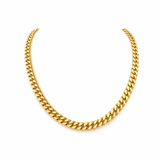 Collar Cubano Grueso | Oro