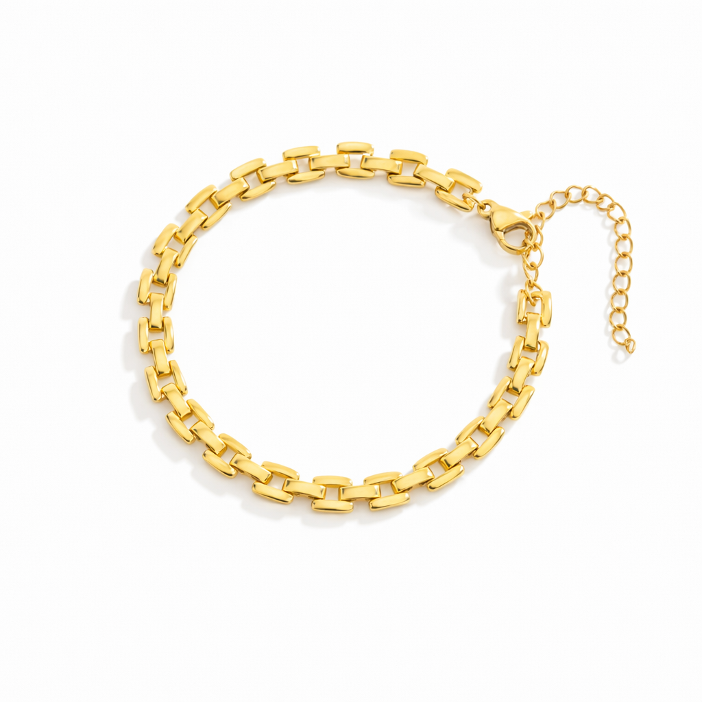 Watch Chain Yellow Gold Bracelet