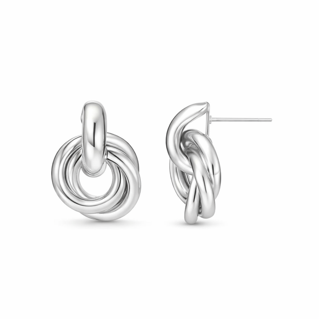 Braided Statement Earrings