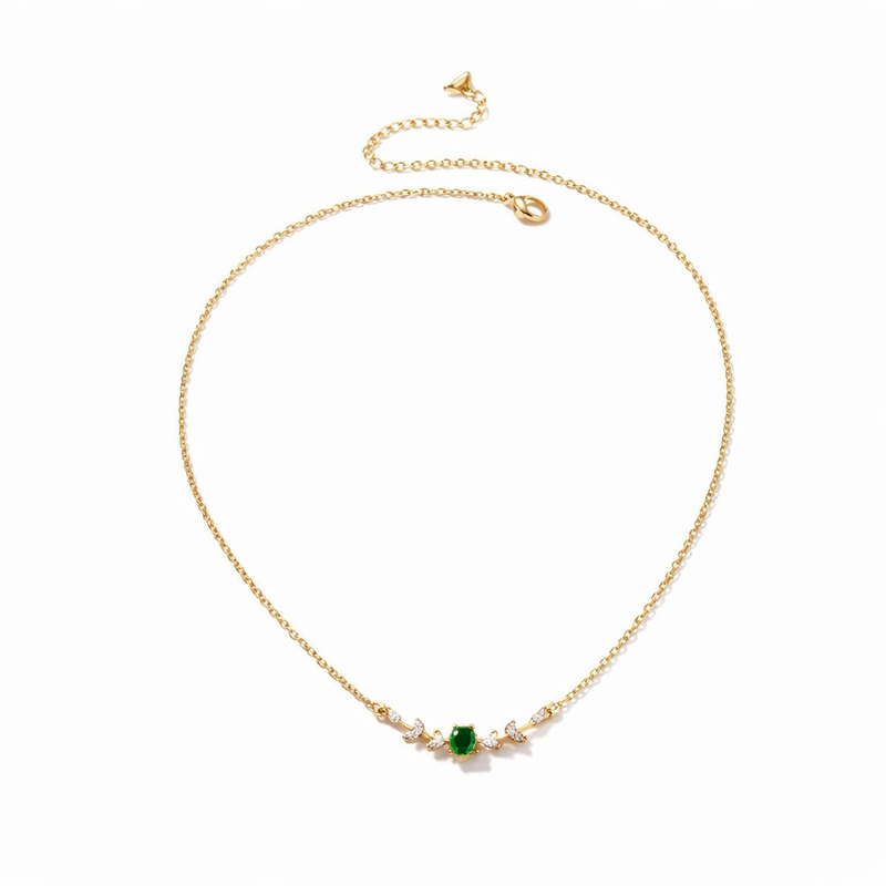 Amira Valmorin Emerald Necklace