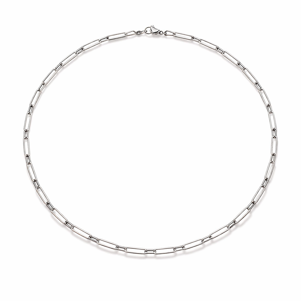 Archen Elegant Chain White Gold Necklace