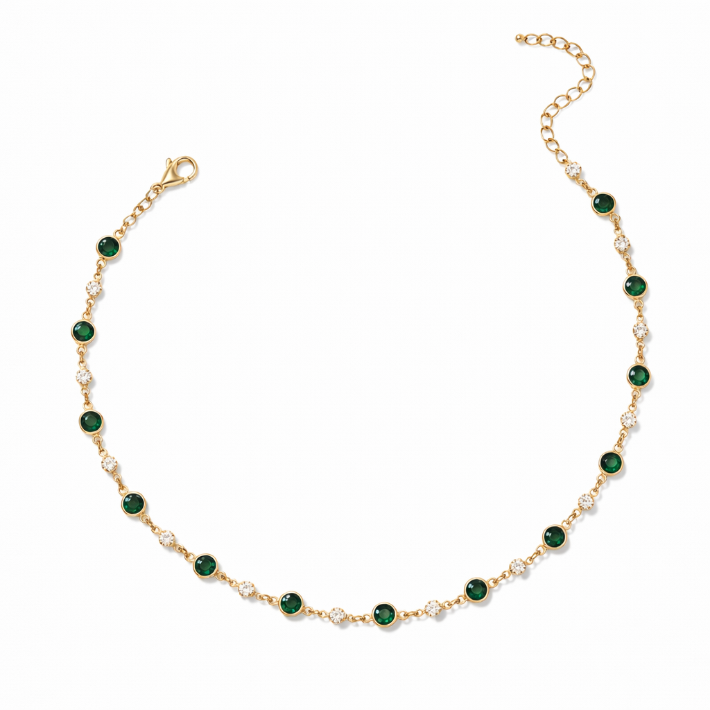 Elira Vescari Emerald Necklace