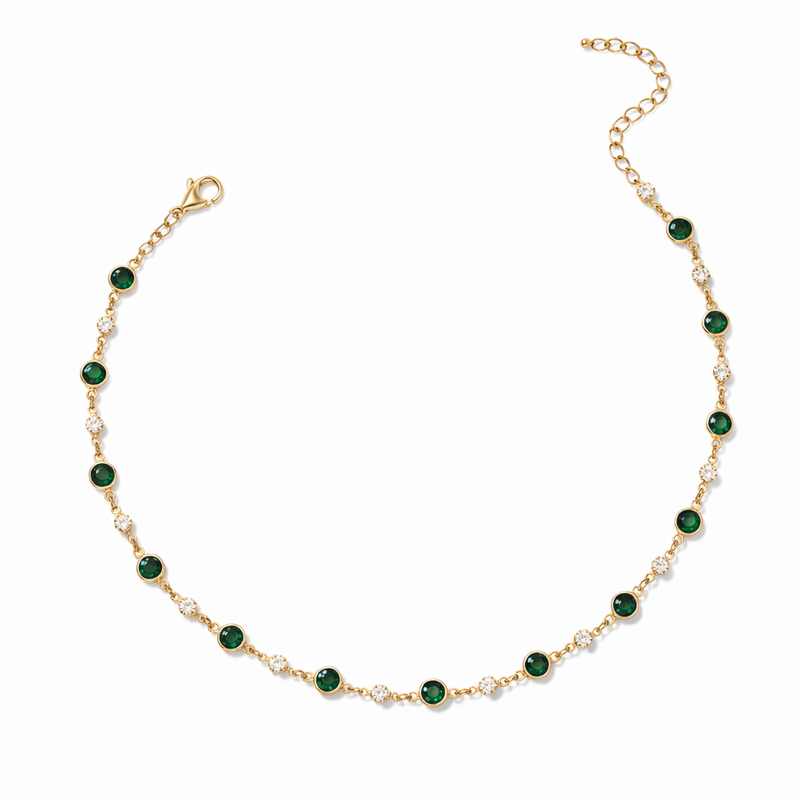 Elira Vescari Emerald Necklace