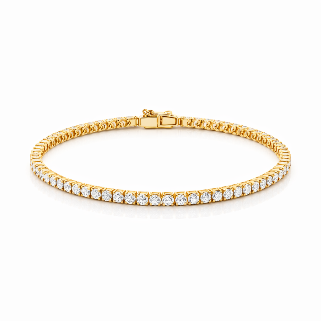 Tennis Yellow Gold Bracelet