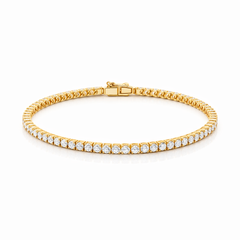 Tennis Yellow Gold Bracelet