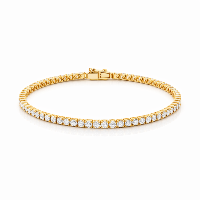 Tennis Yellow Gold Bracelet