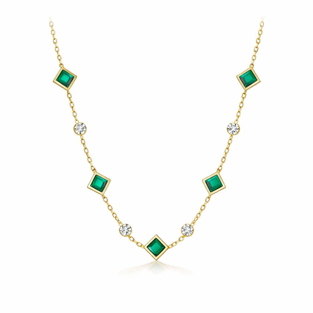 Amelisse Glenwyn Emerald Necklace