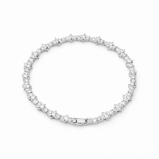Bracciale Tennis Cluster Classico