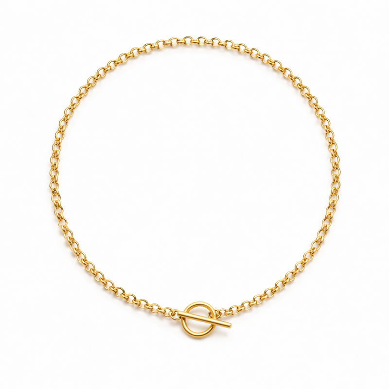 Unity Chain Yellow Gold Necklace