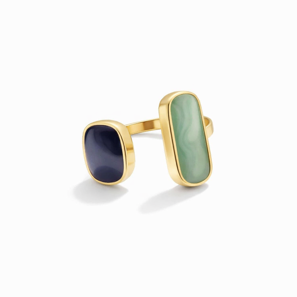 Kaelis Duo Wrap Gemstone Ring