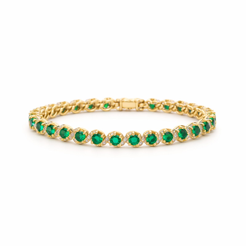 Fiora Emmeranthe Emerald Bracelet