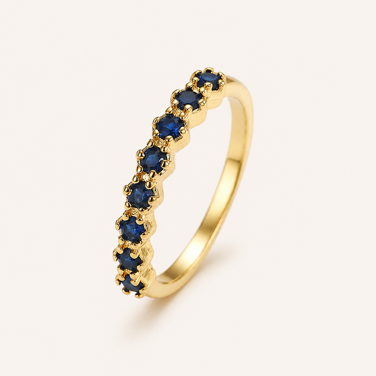 Solid Rock Yellow Gold Ring