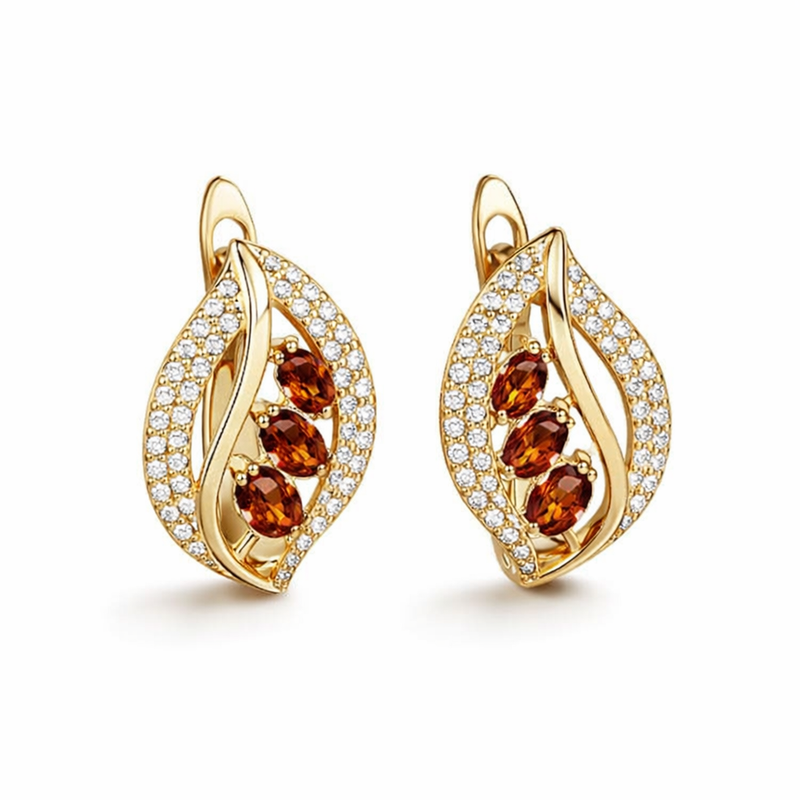 Isola Rosavere Ruby Earrings