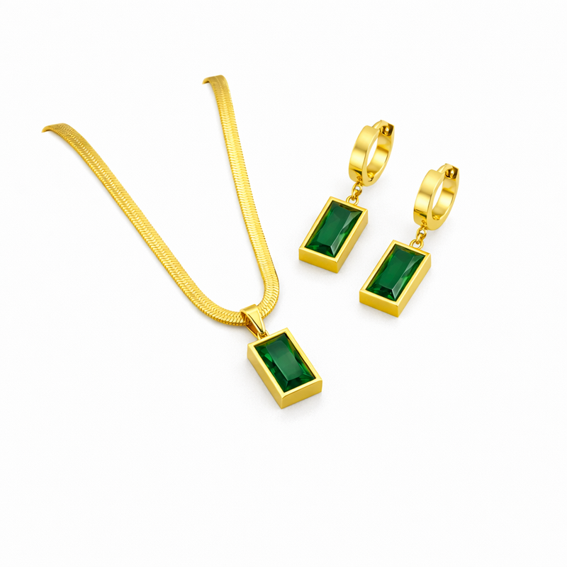 Iselotte Verdain Emerald Set