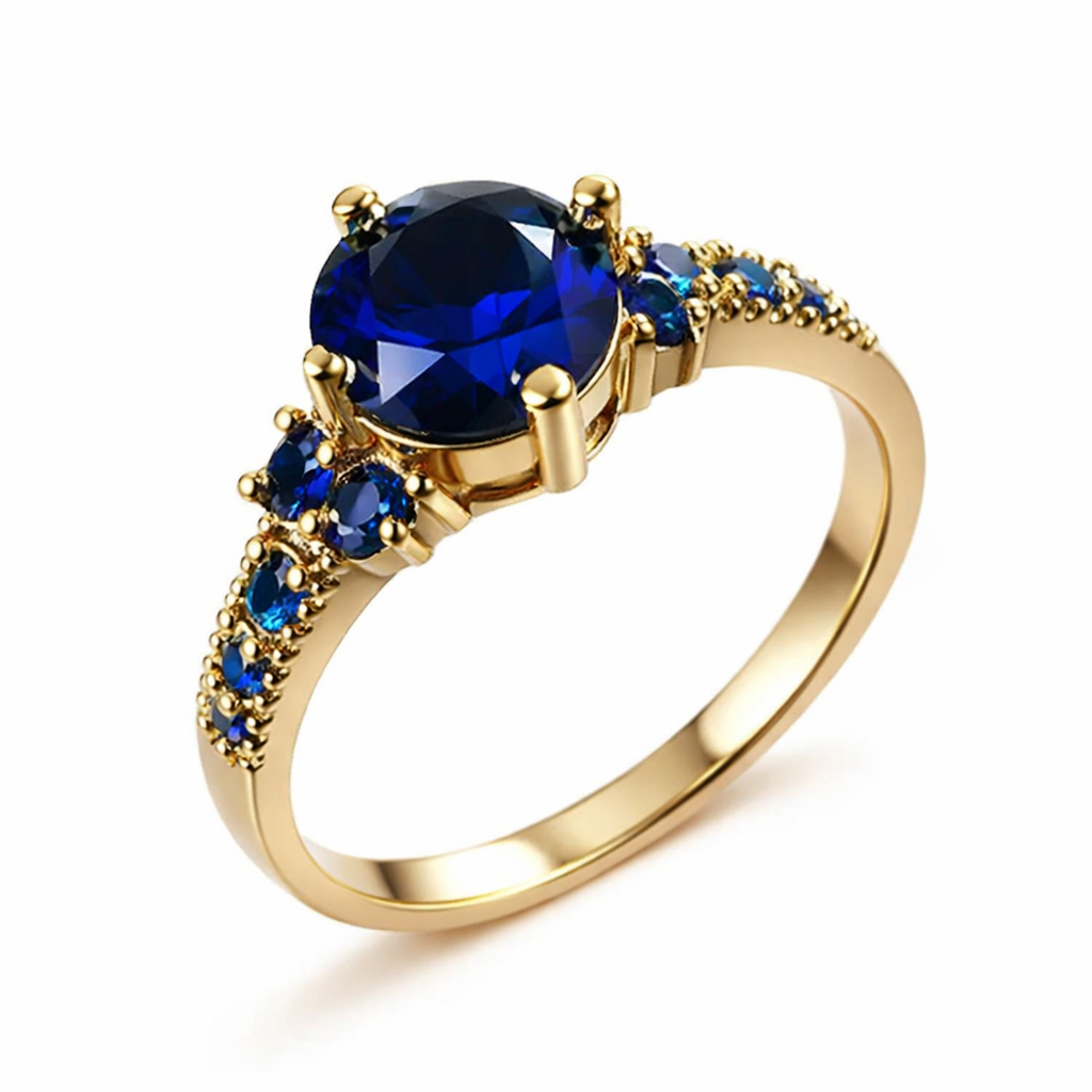 Celia Serawyn Sapphire Yellow Gold Ring