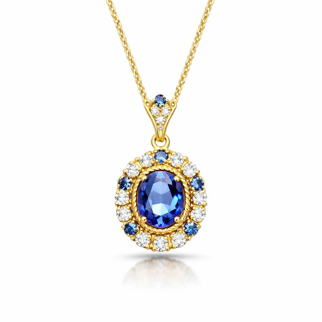 Jesmira Duskraine Sapphire Necklace
