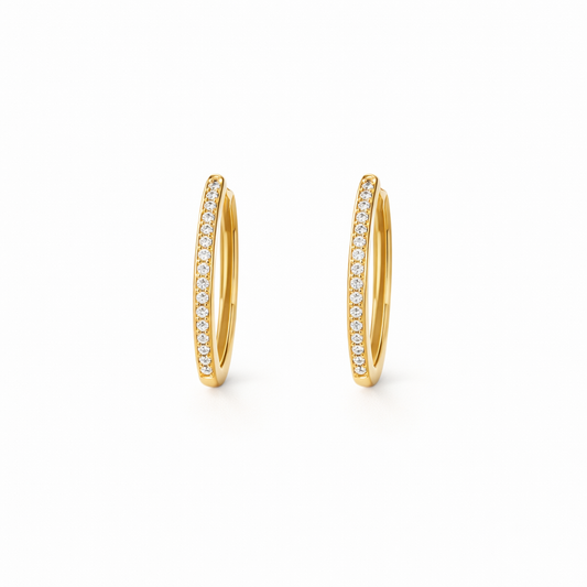 Pendientes Pavé Sorel | Oro