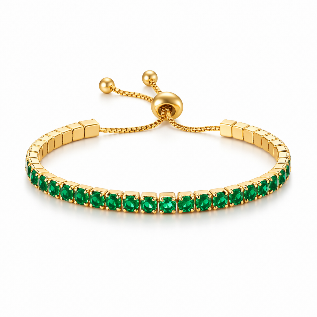 Alessia Moreau Emerald Bracelet