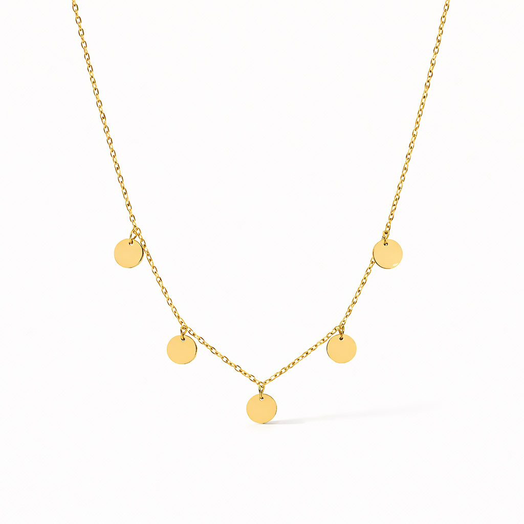 Funky Buddha Yellow Gold Necklace