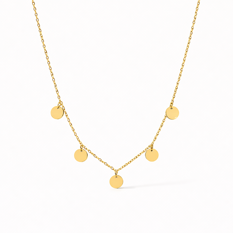 Funky Buddha Yellow Gold Necklace
