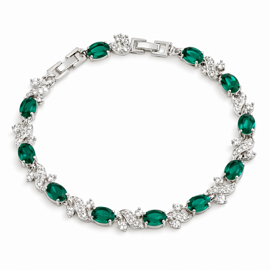 Pulsera Giada Bellini | Oro Blanco