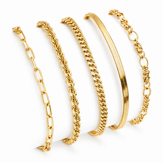 Set de Pulseras Ellis Renner | Oro