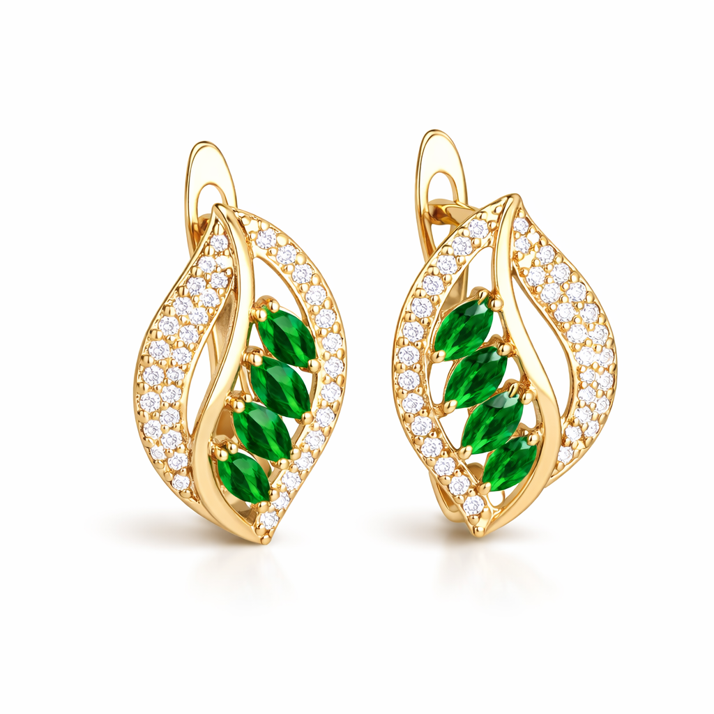 Isola Verdancia Emerald Earrings