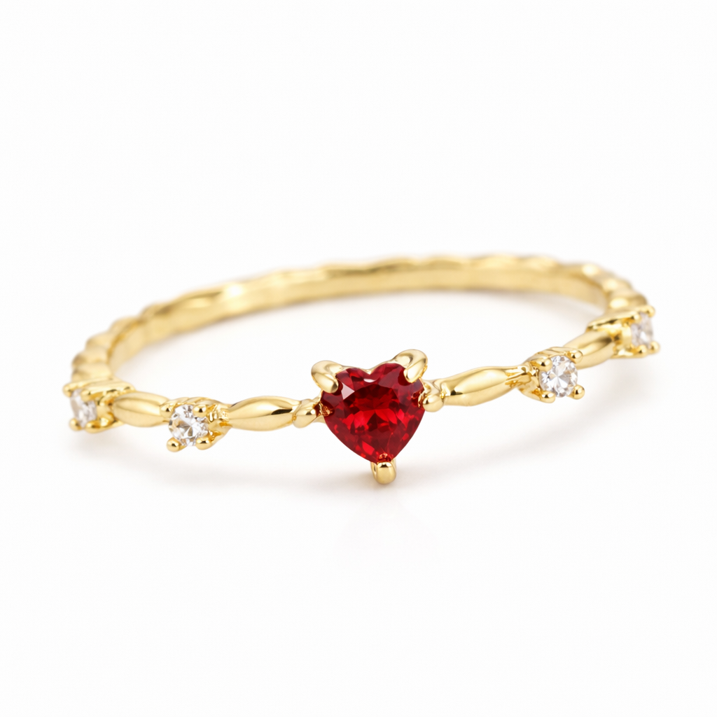 Coralyn Amoura Ruby White Gold Ring