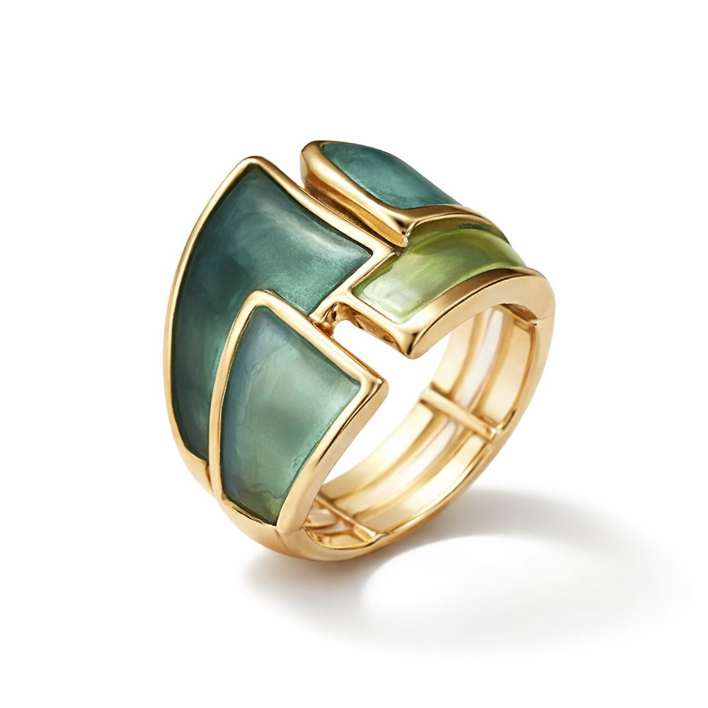 Gilded Leafshine Yellow Gold Ring