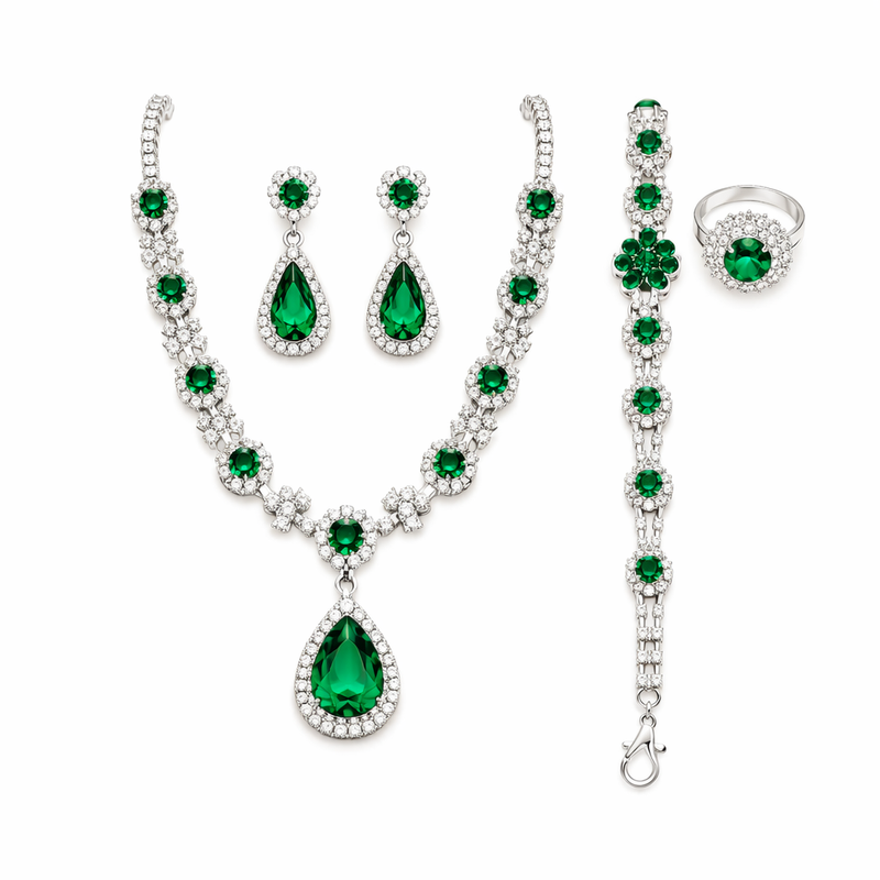 Adriana Lysandre Emerald Set
