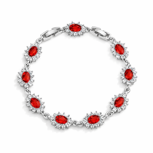 Pulsera Iridessa Raventhorn Rubí | Oro Blanco