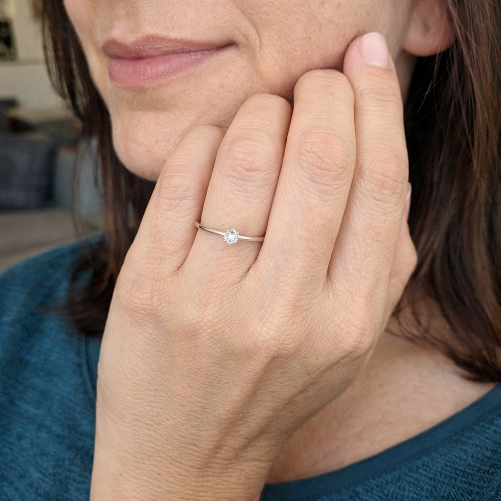 Abella Maris White Gold Ring