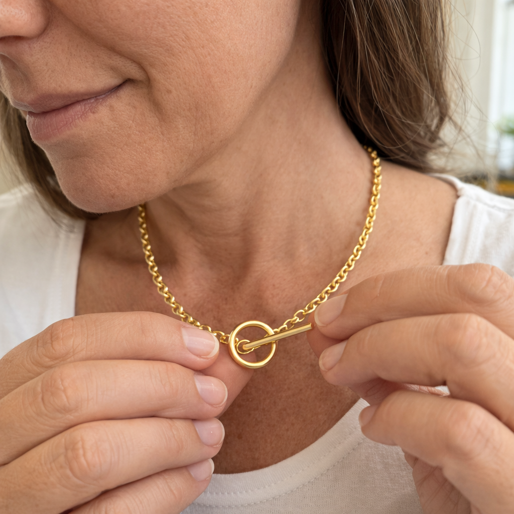 Unity Chain Yellow Gold Necklace